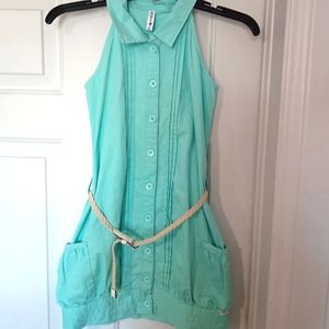 Girls button dress